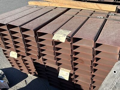 SPECIAL OFFER! Steel Open Face Channel 6-3/16" x 2" x 14 GA x 25' - $49.95 each