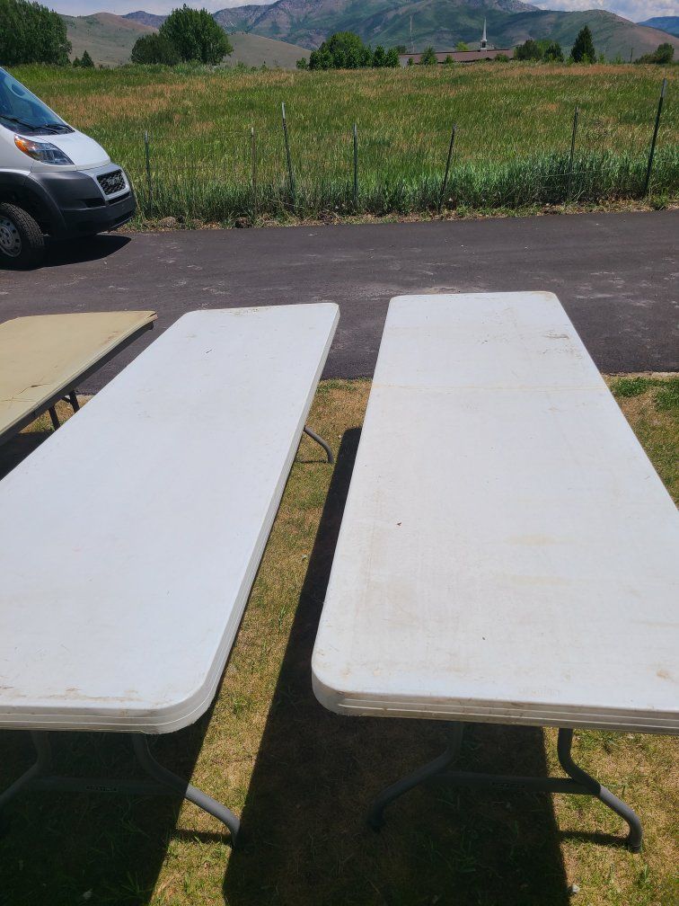 8ft Plastic Folding Table