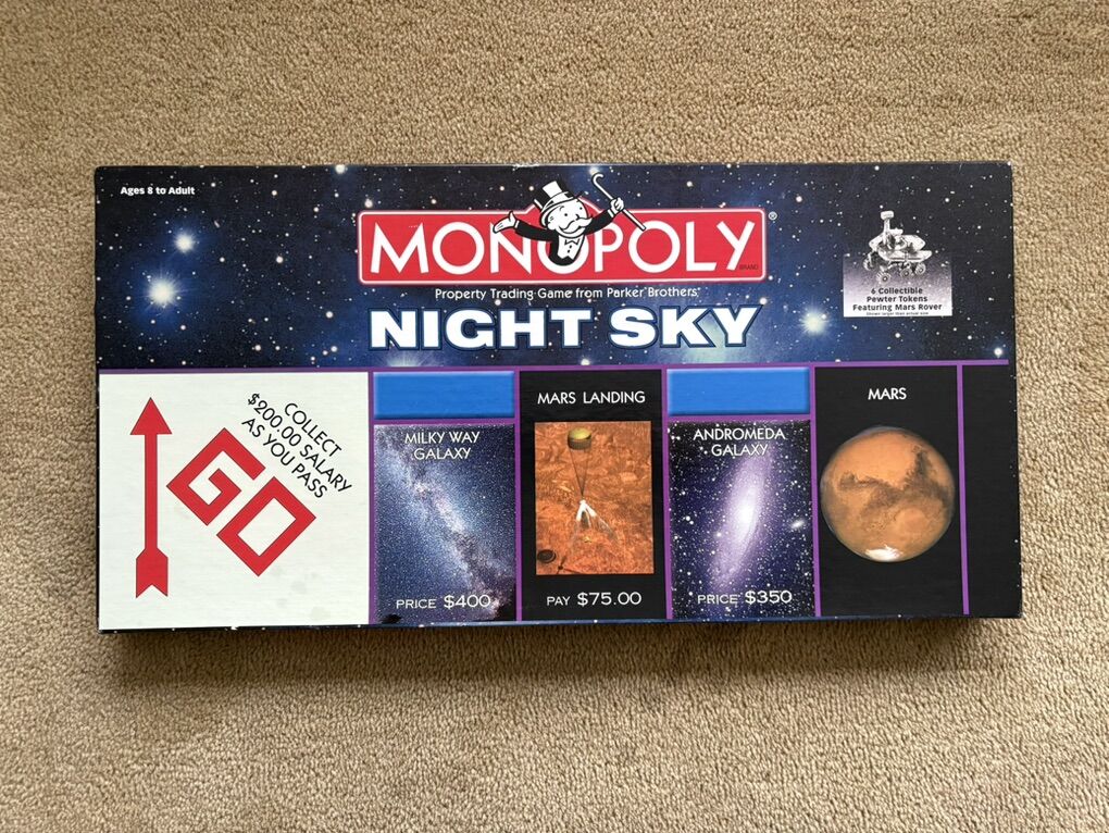 COMPLETE Monopoly: Night Sky Edition