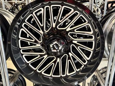 Tis Offroad 553BM Gloss Black Milled Wheel 20x10, 8x170, -12mm Offset brand new set of 4 wheels.