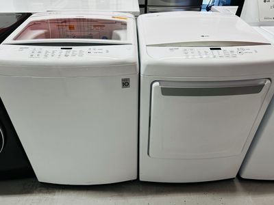 Lg Hydro Shield Electric Top Load Set