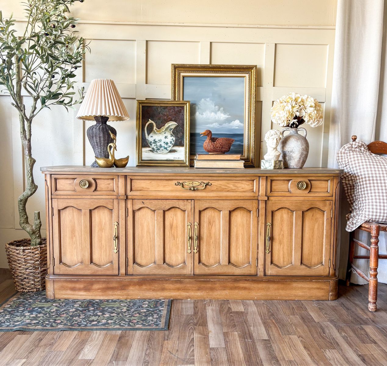*FREE DELIVERY* Project Vintage Oak Credenza