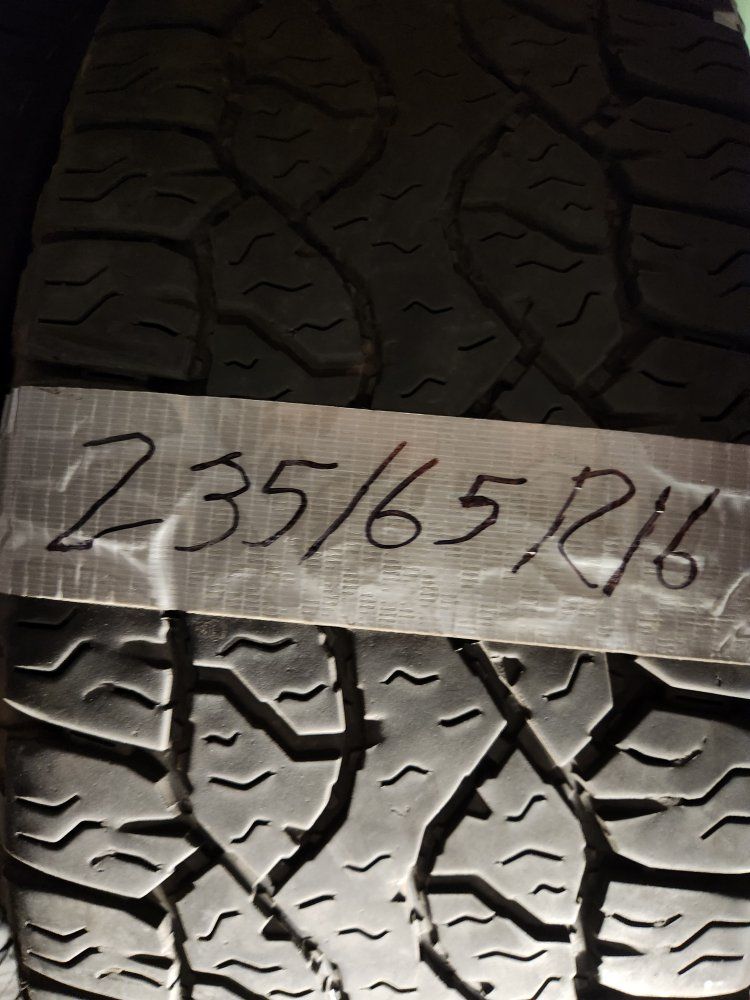 235/65r16 goodyear wrangler workhorse at
