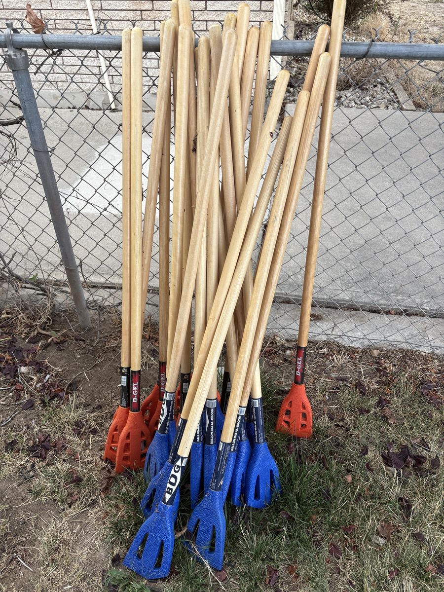 Broomball sticks D-gel and BDG