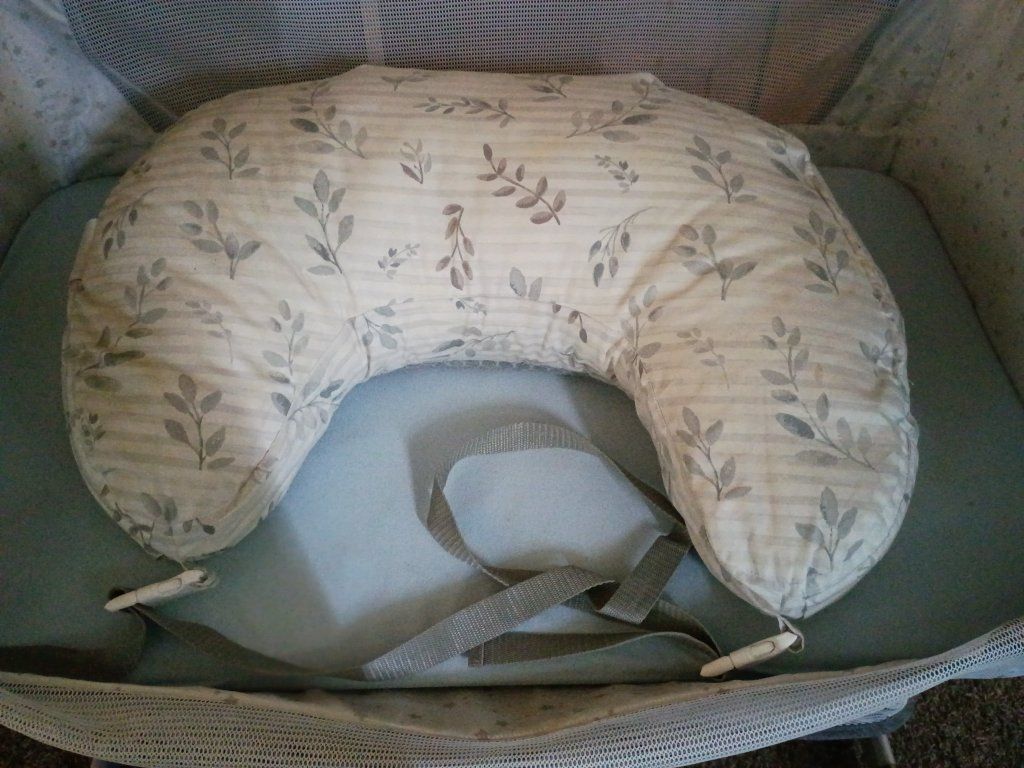 Boppy Infant Support & Nursing Pillow with Strap - Leaf Print