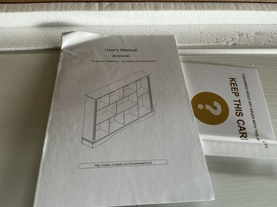 Modern White Cubby Bookcase –