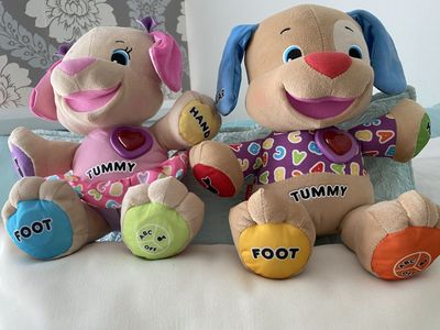 Fisher Price Laugh & Learn Smart Stages Plush Puppy Learning Puppies