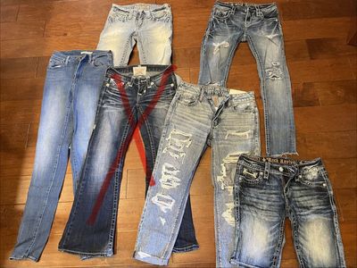 5 Jeans & Shorts Rock Revival, Big Star Size 24-26