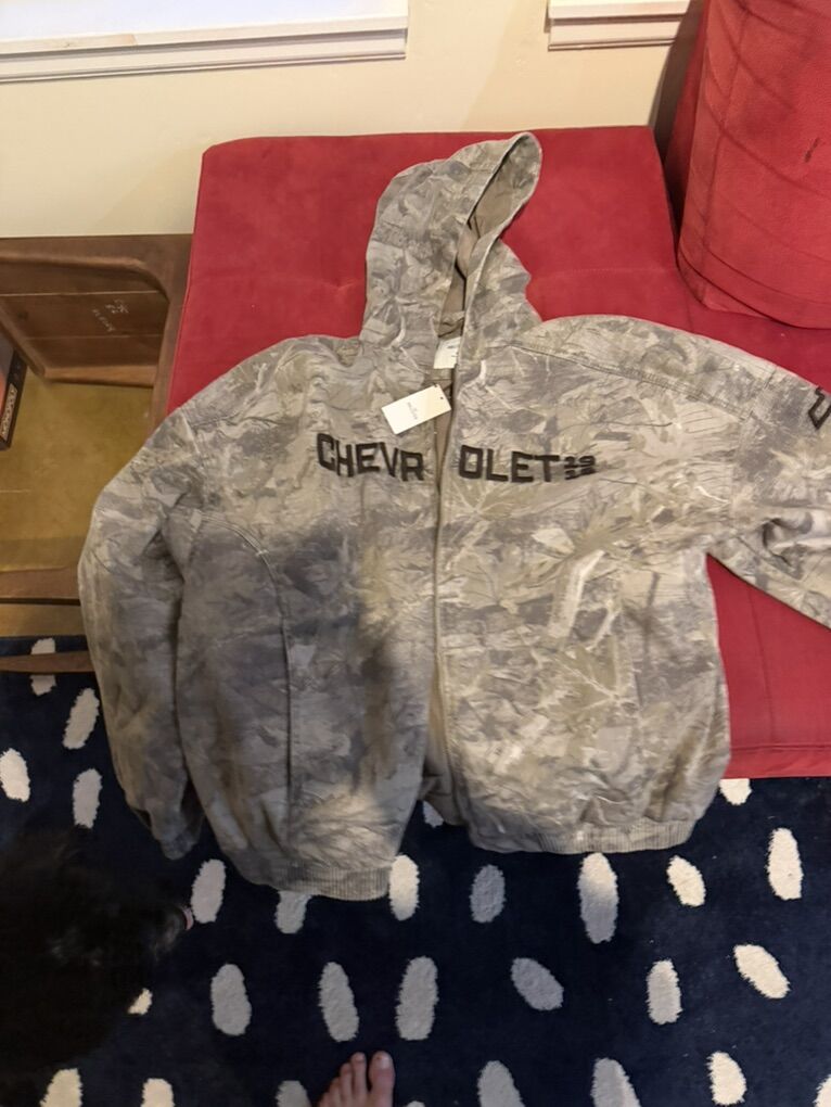 Men's XL Hollister Camo Chevrolet Jacket