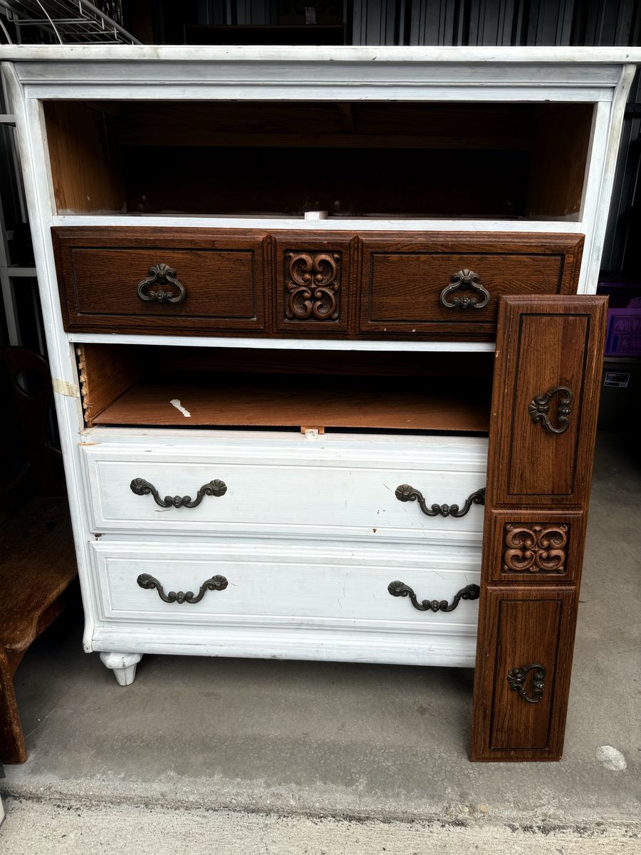 Solid wood project dresser