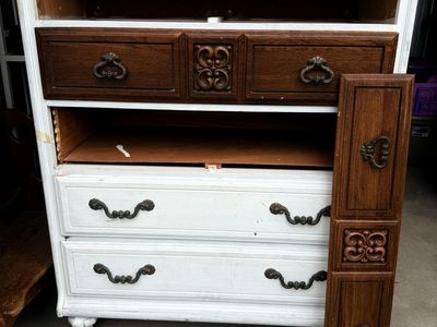 Solid wood project dresser
