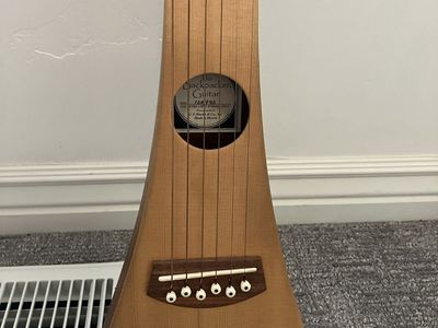 Martin & Co. The Backpacker Guitar Travel Acoustic Guitar with Gig Bag