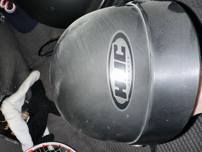 Matte Black HJC Half Shell Helmet