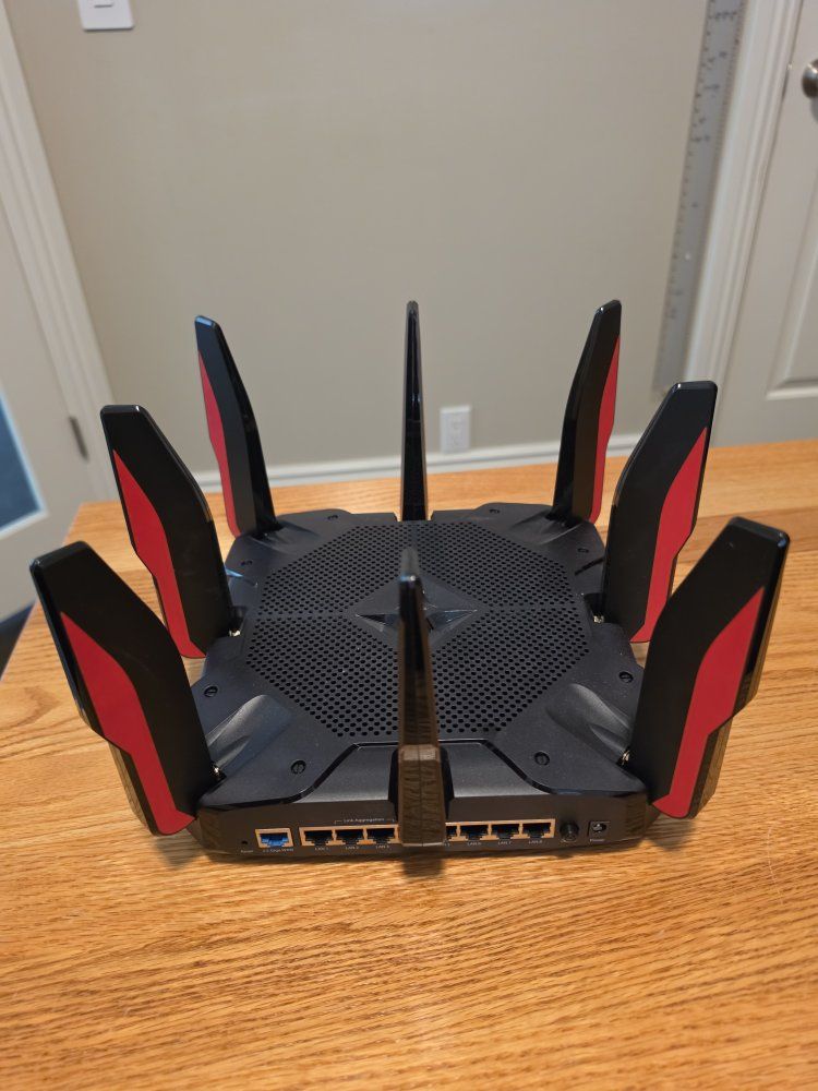 TP-Link Archer AX11000 MU-MIMO Tri-Band Gaming Router - Wi-Fi 6, 2.5G WAN, 8 LAN Ports