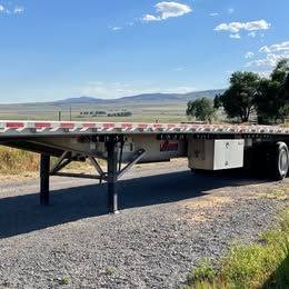 2024 Wilson Flatbed Quad Axle Trailer