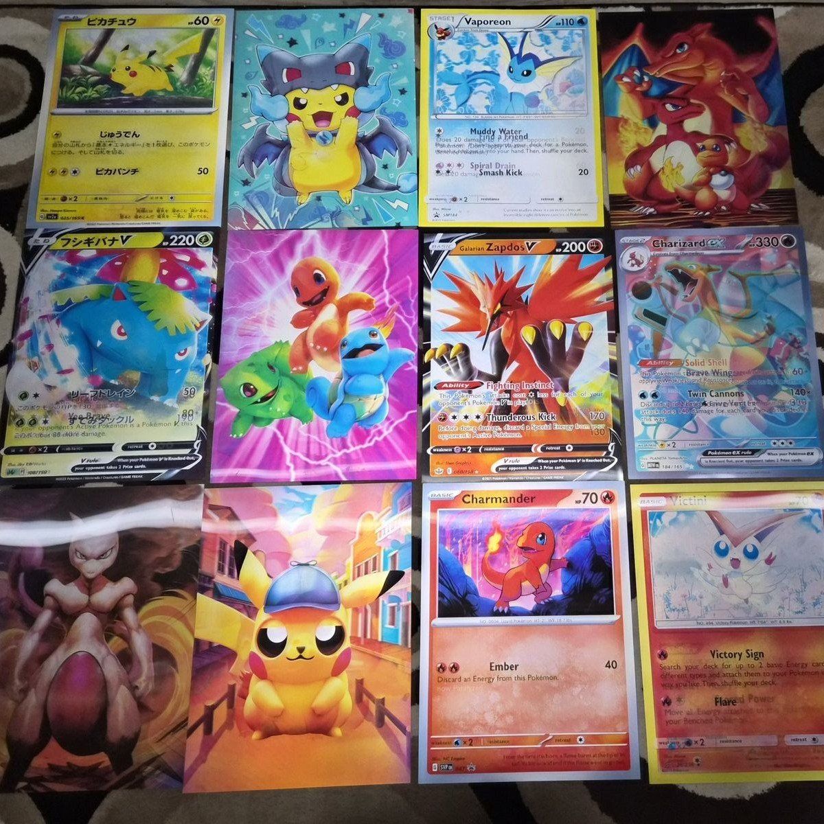 New Pokémon 3D picture changing posters, cards. Holographic