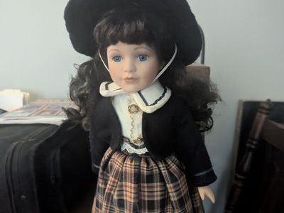 Vintage porcelain doll