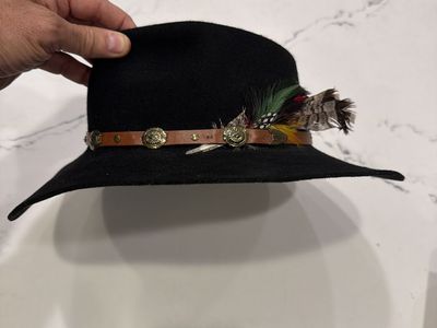 Vintage Outback Hat. USA XX Fur MED