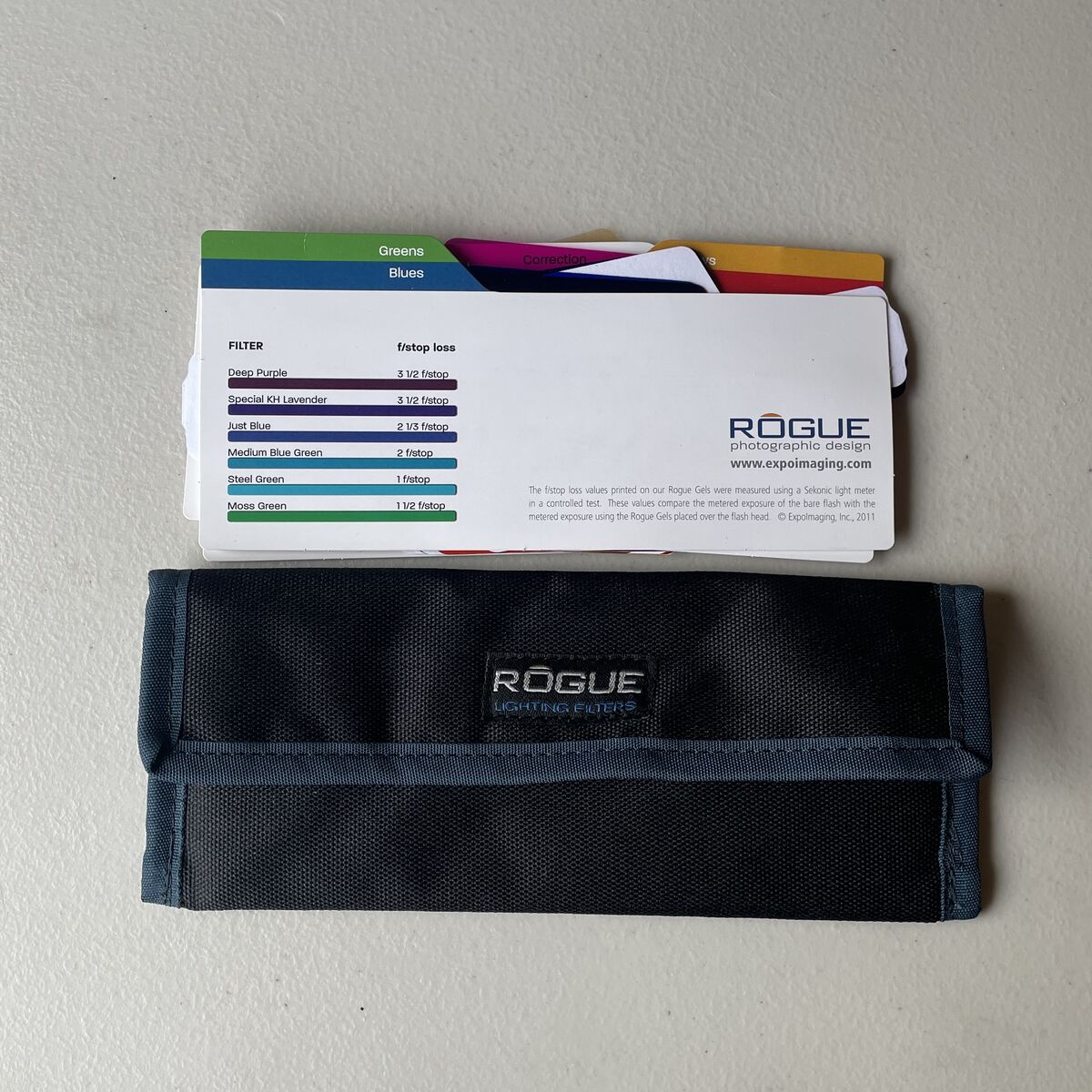 Rogue Photographic Design - Gels Universal Lighting Filter Kit