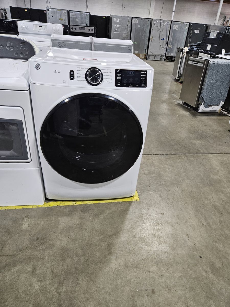 GE White Front Load Dryer - Electric, Used, Works Great