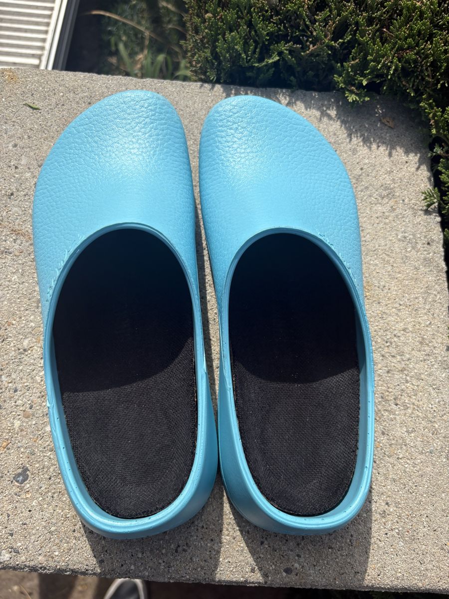 BIRKENSTOCK Blue Rubber Clogs - Size 41 (US W10/M8) - Waterproof & Lightweight Slip-Ons
