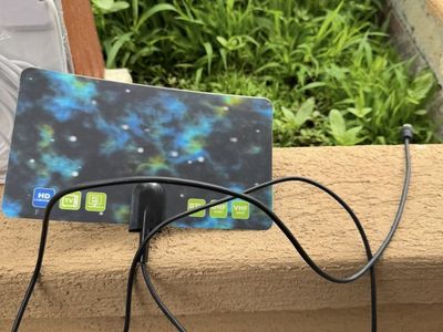 HD Compatible DTV Ready Indoor TV Antenna - UHF/VHF Band Reception, PC/NB