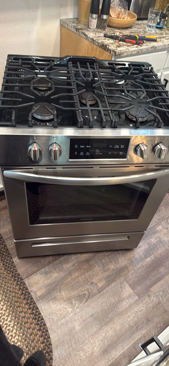 Frigidaire gas range stainless steel