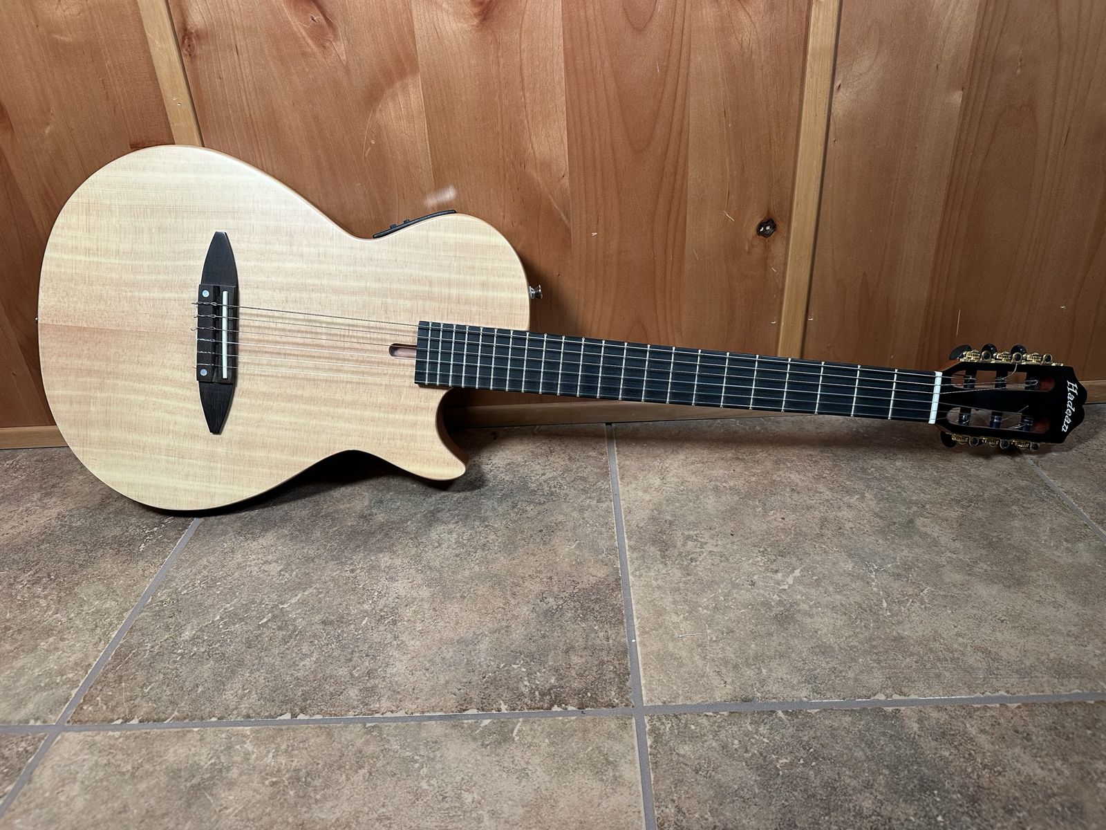 Hadean nylon string acoustic electric guitar