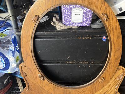 Mirror frame from dresser