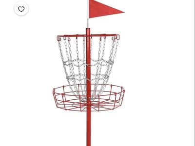 Renwick Easyfashion 12-Chain Metal Disc Golf Basket Red brand new still in box.
