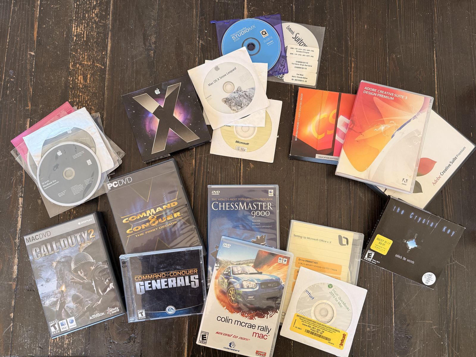 Vintage Mac Software collection : Adobe CS5!
