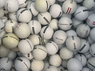 Used Golf Balls - Mixed Brands (Srixon, TaylorMade, Marathon) - Practice/Range Quality, Bulk Lot