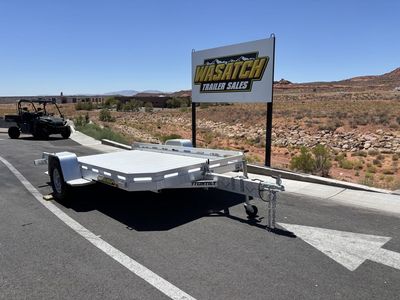 2027 Aluma 77''X12' Heavy Single Axle Tilt Utility