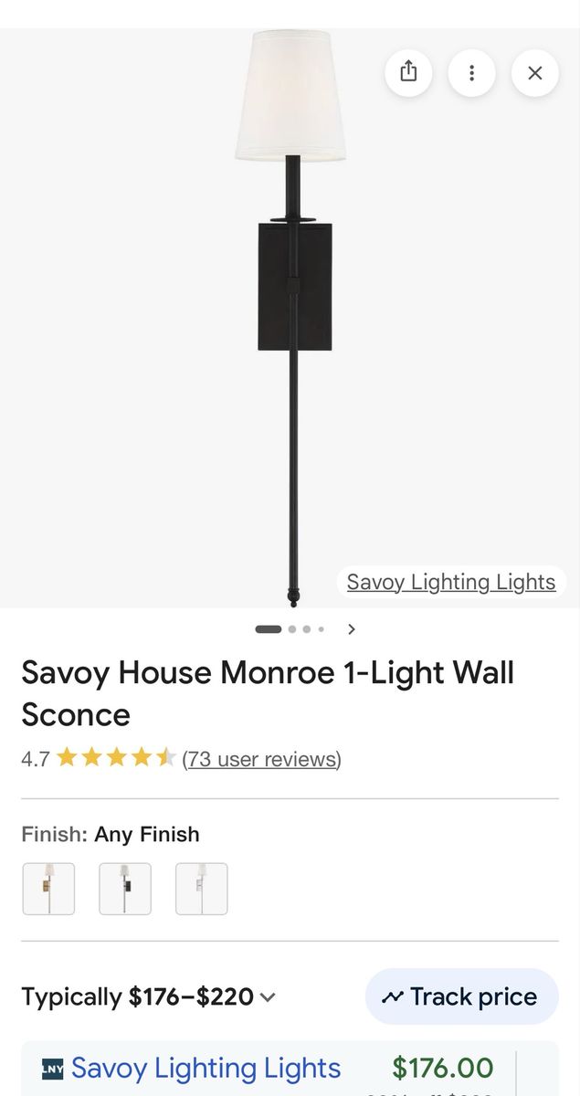 Wall Sconces Savoy House Light Matte Black - 10
