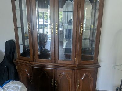 Must go today! China hutch! You just have to move it!