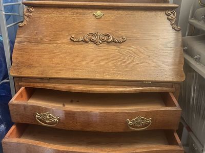 Beautiful Vintage Fold out Secretary Desk