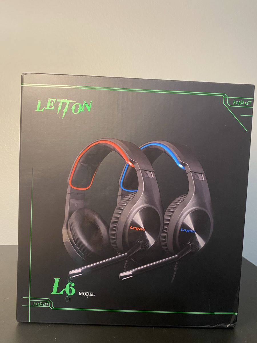 New, unopened Gaming Headset - LETTON L6 - $20
