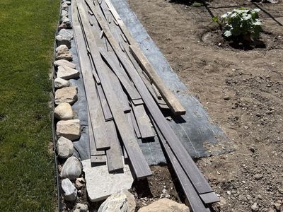 Plastic Brown edging for lawn or Flower beds 100+ ft