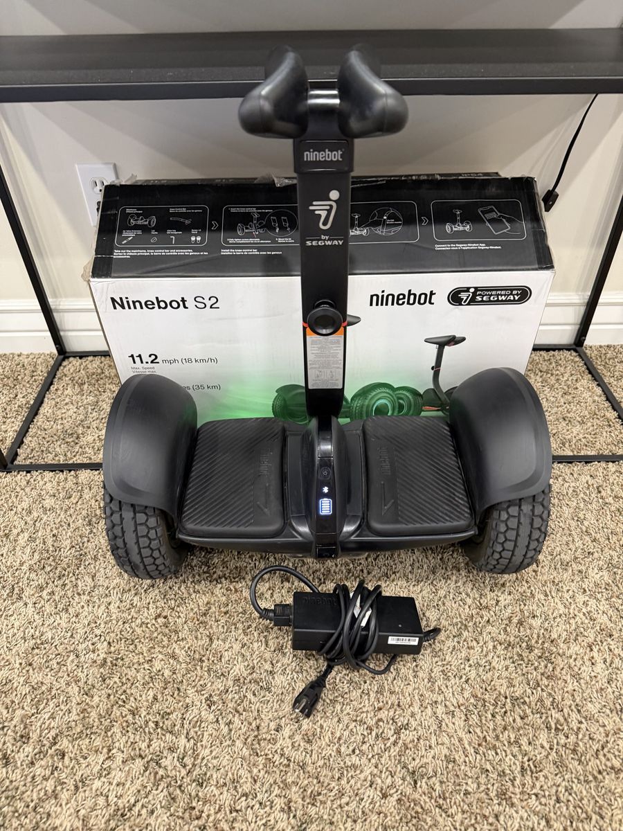 Ninebot S2 by Segway Self-Balancing Electric Transporter - Black with Charger & Box