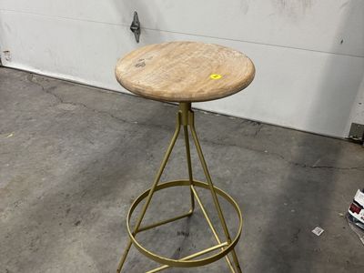 Wood Top Bar Stool