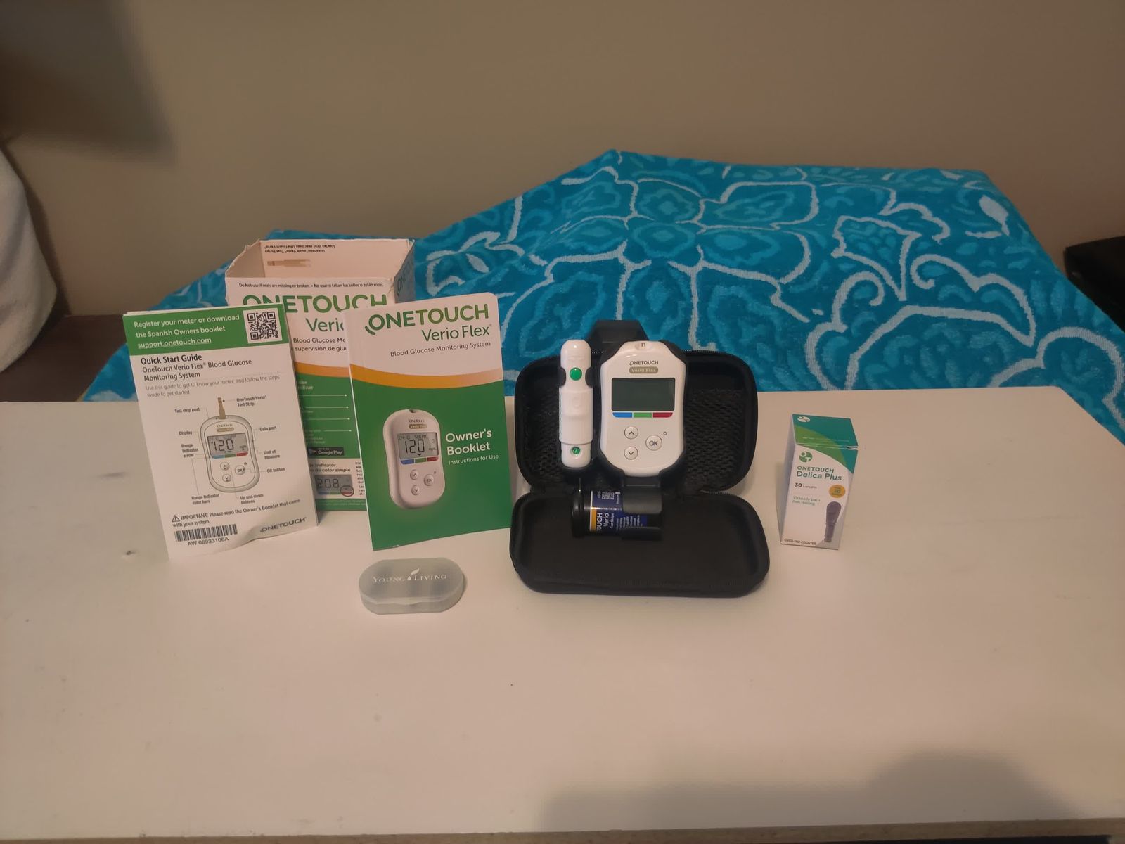 OneTouch Verio Flex Blood Glucoce Monitor Tester