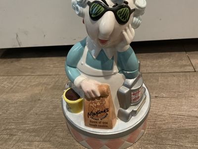 Vintage Maxine's Crabby Kitchen Ceramic Cookie Jar - Home of One Tough Cookie