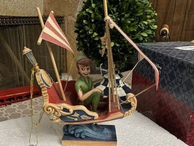 Disney Traditions Peter Pan's Flight Jim Shore Figurine with Box (Retired)