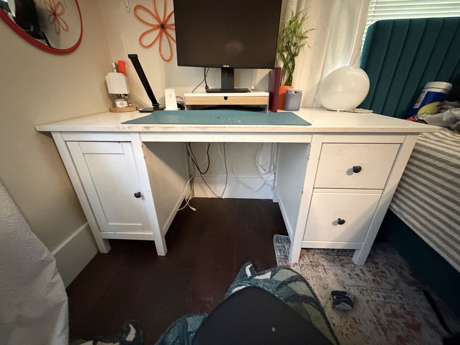 Wood desk