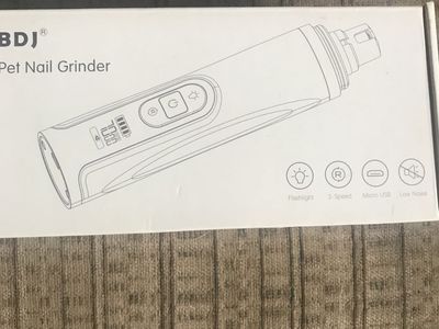 Dog nail groomer.