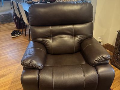 Leather Lazy Boy recliner