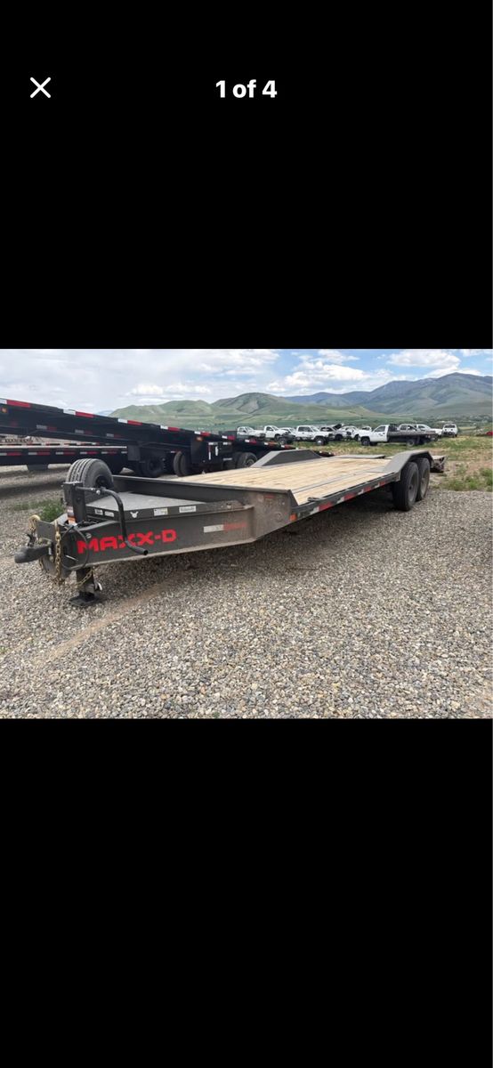 MaxxD 22k rated bumper pull Trialer