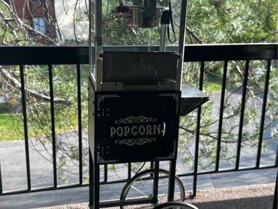 Like New Popcorn Maker Machine with Cart