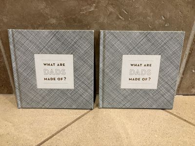New What Are Dads Made Of Book - 2 Available
