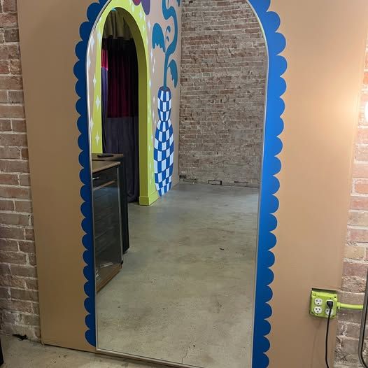 Rounded Full Length Mirror
